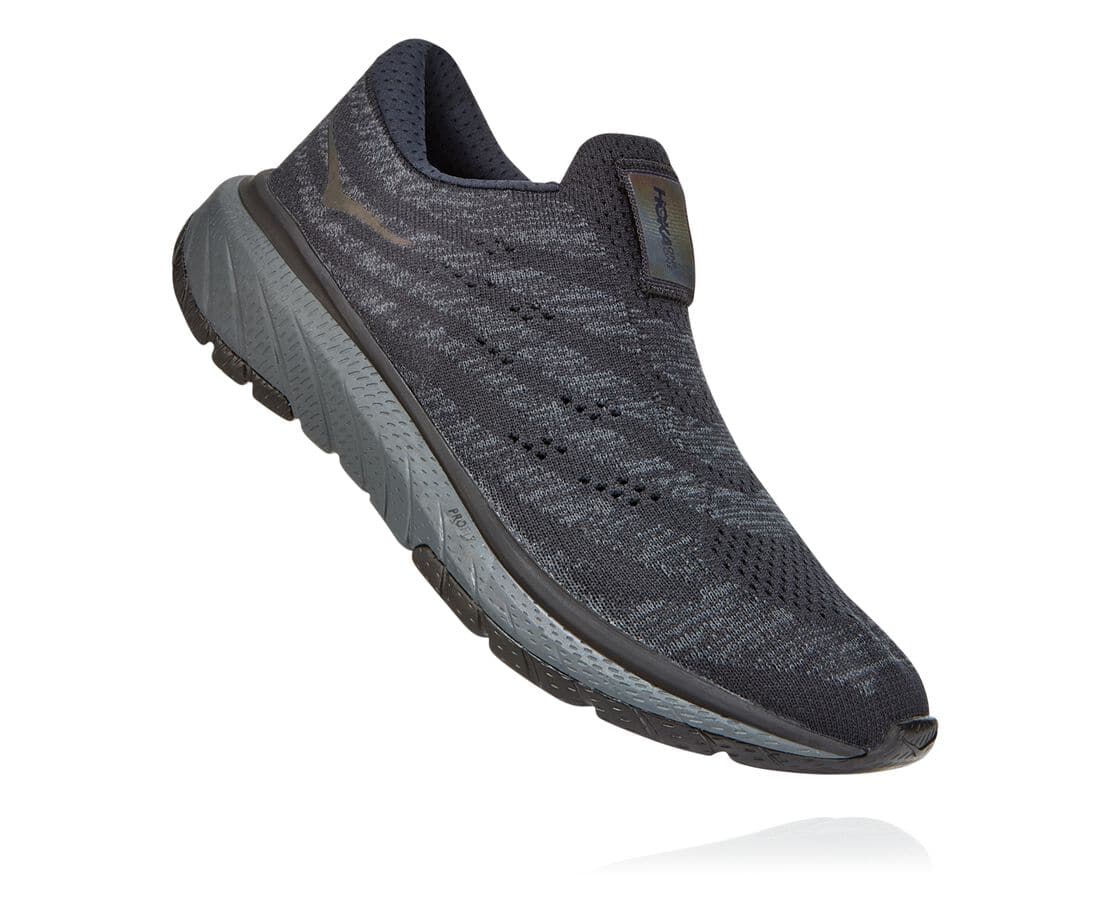 Pantofi Trail Hoka One One Cavu 3 Slip Dama - Negrii / Gri Inchis | Romania RMHX47856